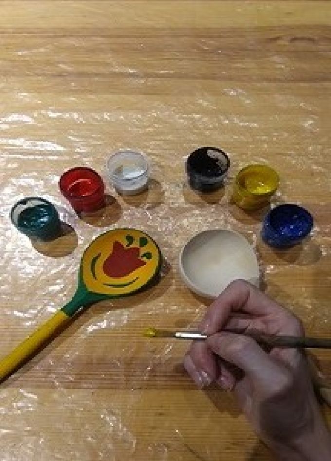 Расписная ложка с татарским орнаментом. Мастер-класс