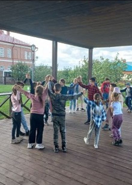 Как играли в старину. Игровое занятие