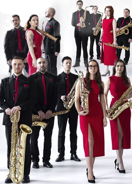 Большой ансамбль саксофонов NOVO-12. Мировые шедевры на 12 саксофонах